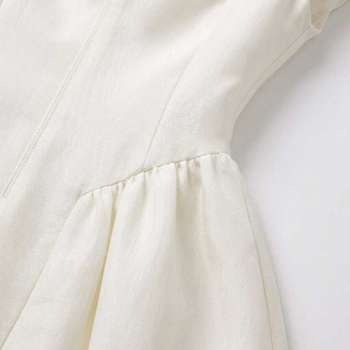 Women's Structured Cap Sleeve Midi Occasion Dress