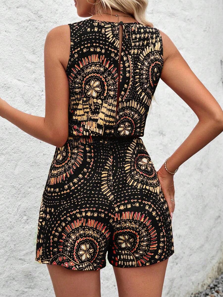 Women's Floral Boho Summer Romper
