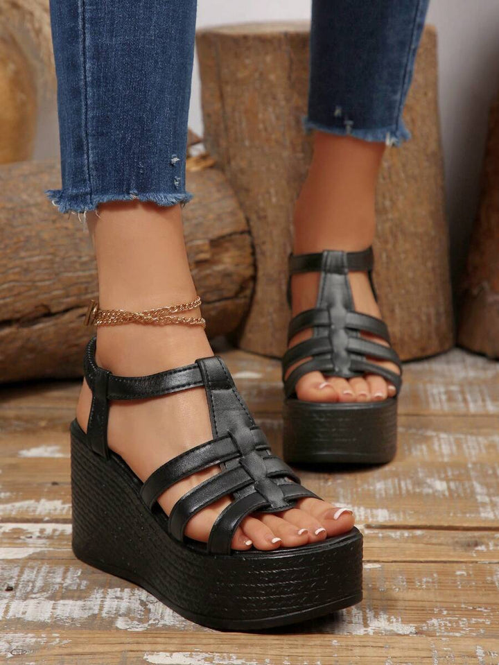 Women's Wedge Espadrille Strappy Sandals