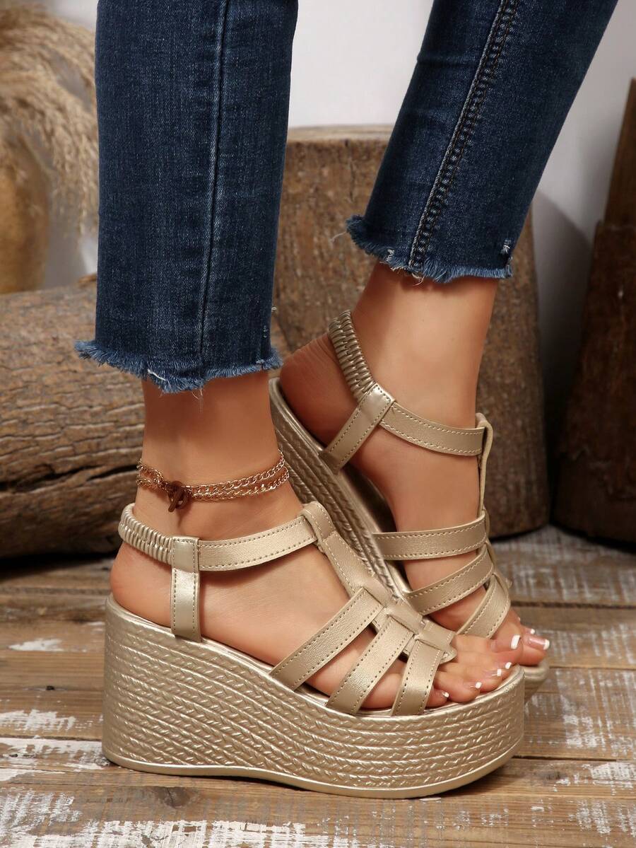 Women's Wedge Espadrille Strappy Sandals