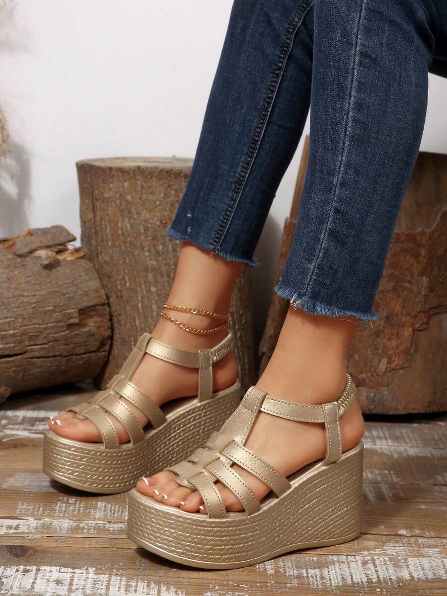 Women's Wedge Espadrille Strappy Sandals
