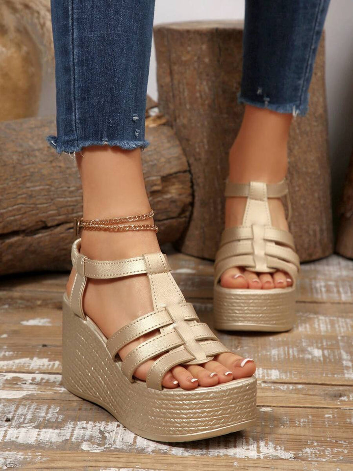 Women's Wedge Espadrille Strappy Sandals