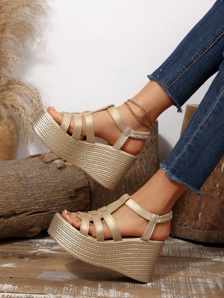 Women's Wedge Espadrille Strappy Sandals
