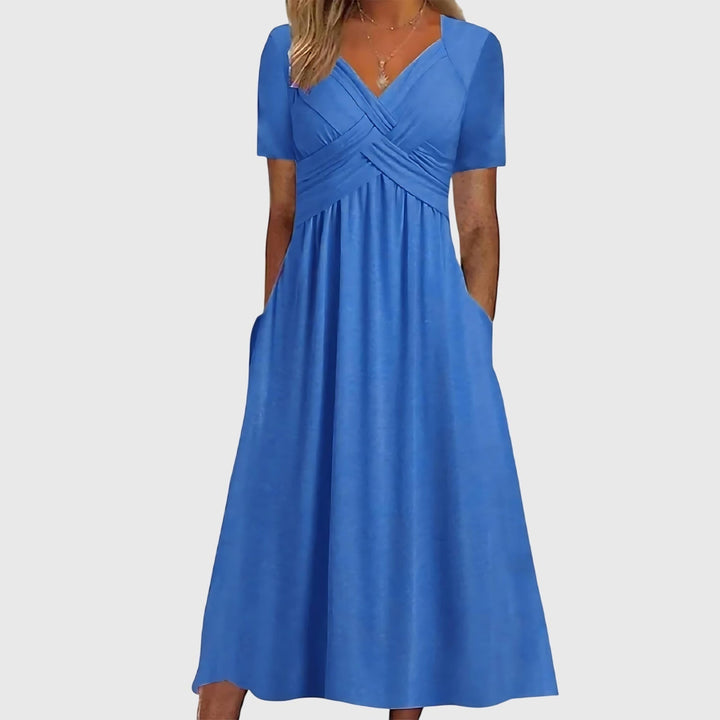 Women's Midi Dress With Tummy Control