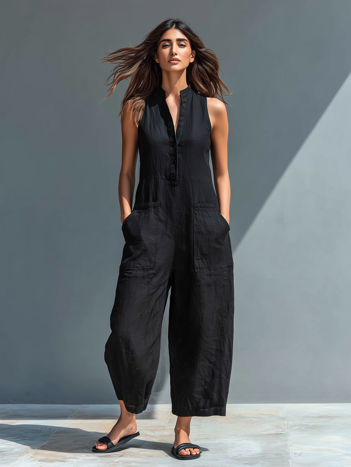 Women's Sleeveless Jumpsuit