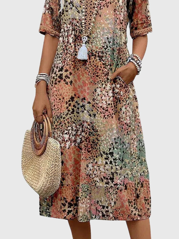 Women's Floral Midi Dress