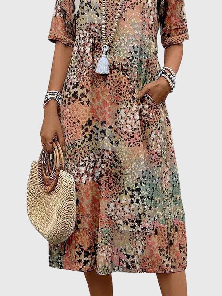 Women's Floral Midi Dress
