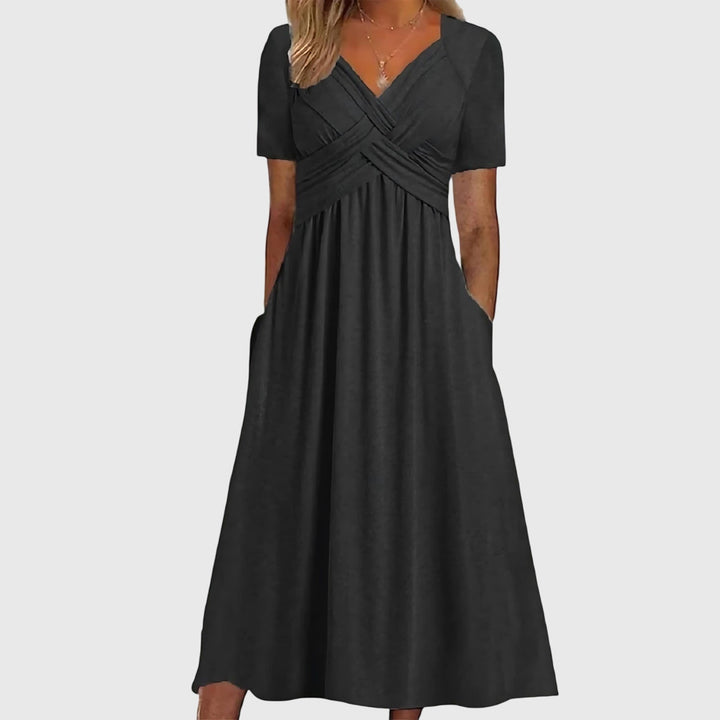 Women's Midi Dress With Tummy Control