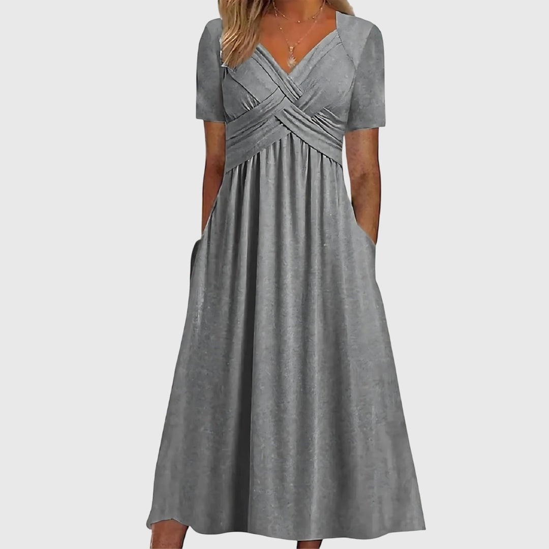 Women's Midi Dress With Tummy Control
