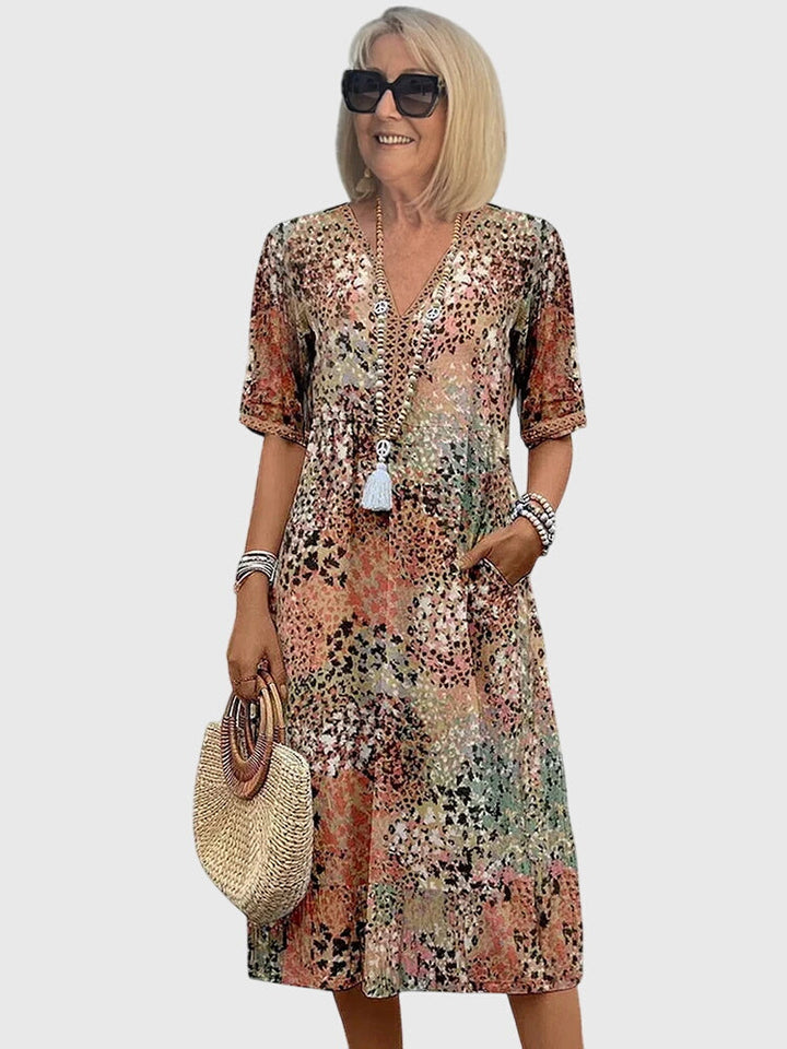 Women's Floral Midi Dress