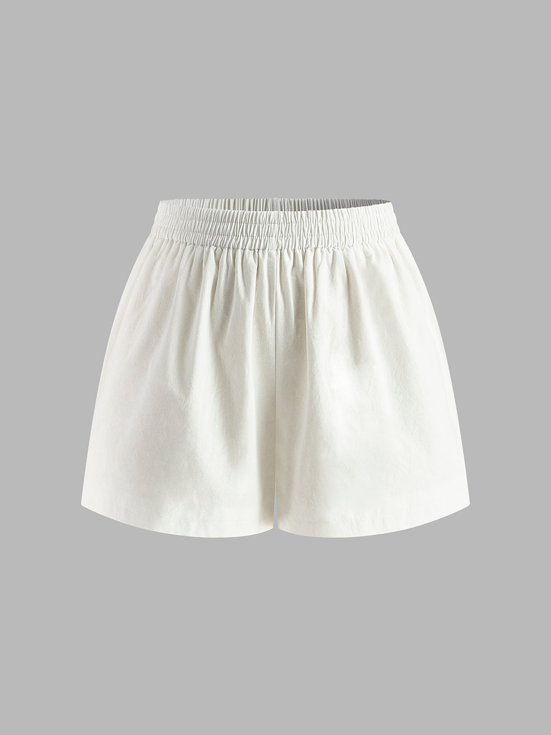 Women’s Cotton Halter Tie Top Two-Piece Set with Shorts