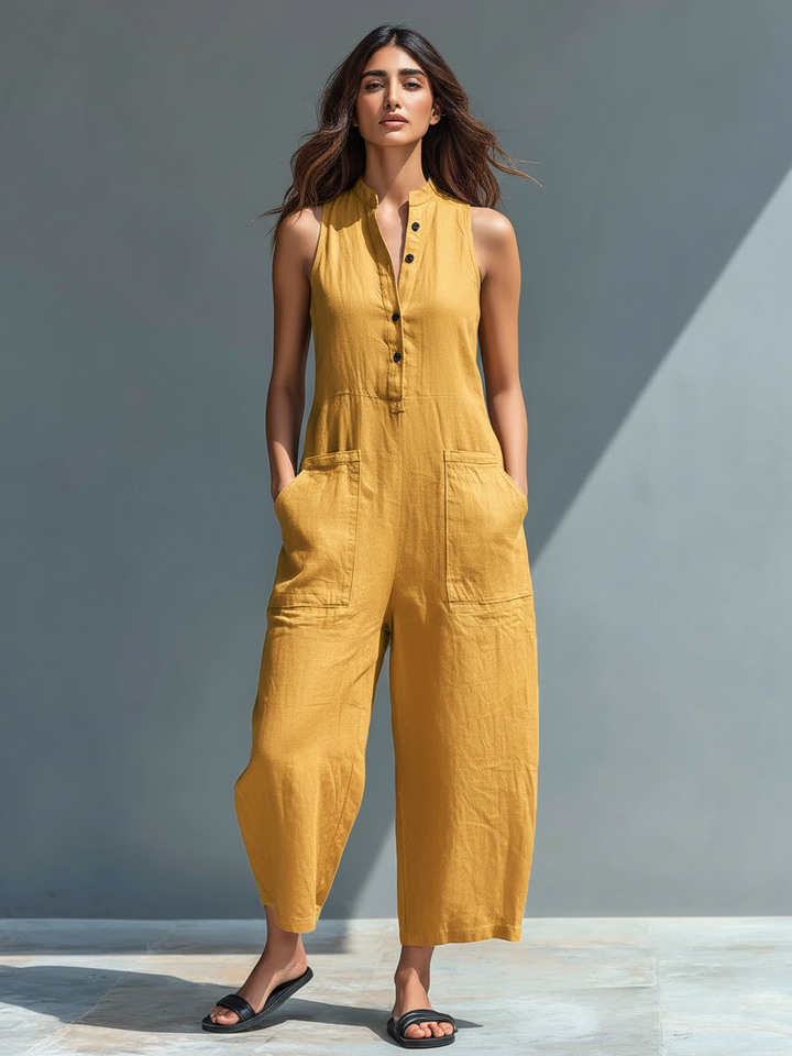 Women's Sleeveless Jumpsuit