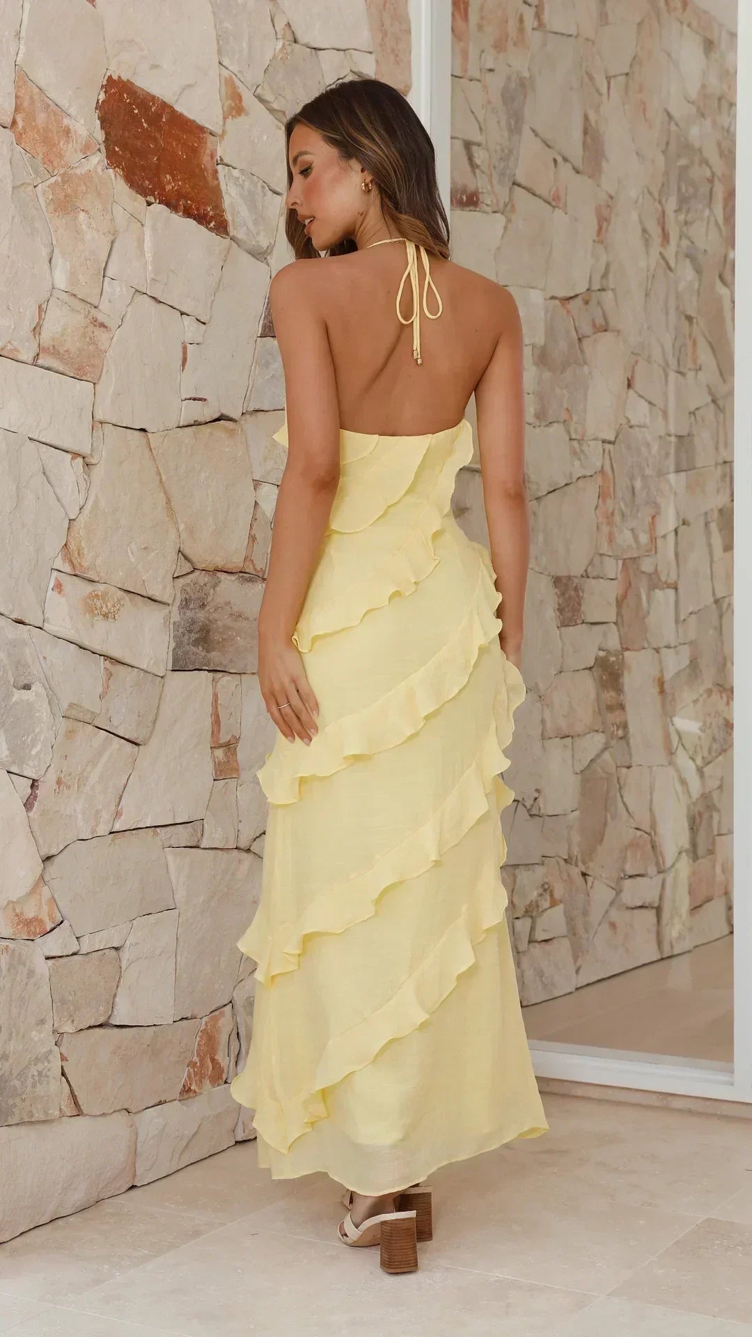 Women’s Ruffle Maxi Summer Dress