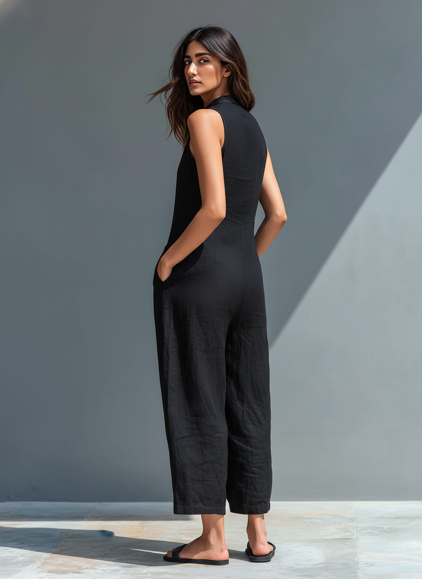 Women's Sleeveless Jumpsuit