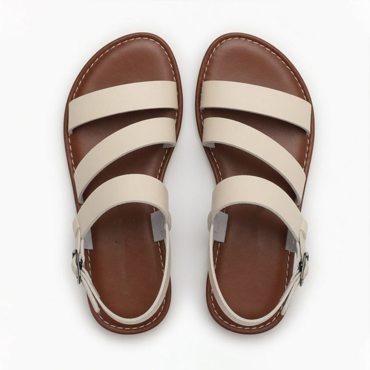 Women's Strappy Flat Sandals with Open Toe