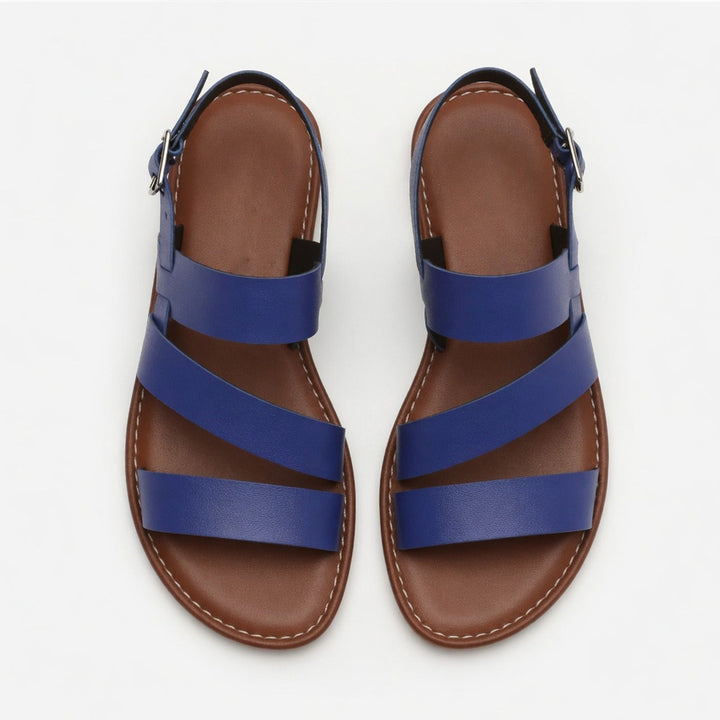 Women's Strappy Flat Sandals with Open Toe