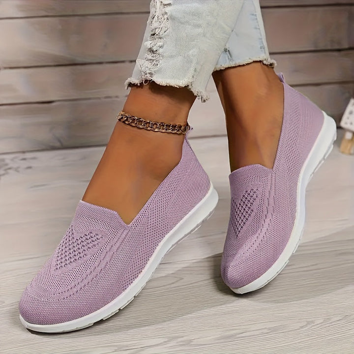 Women’s Low-Top Slip-On Sneakers with Textured Finish