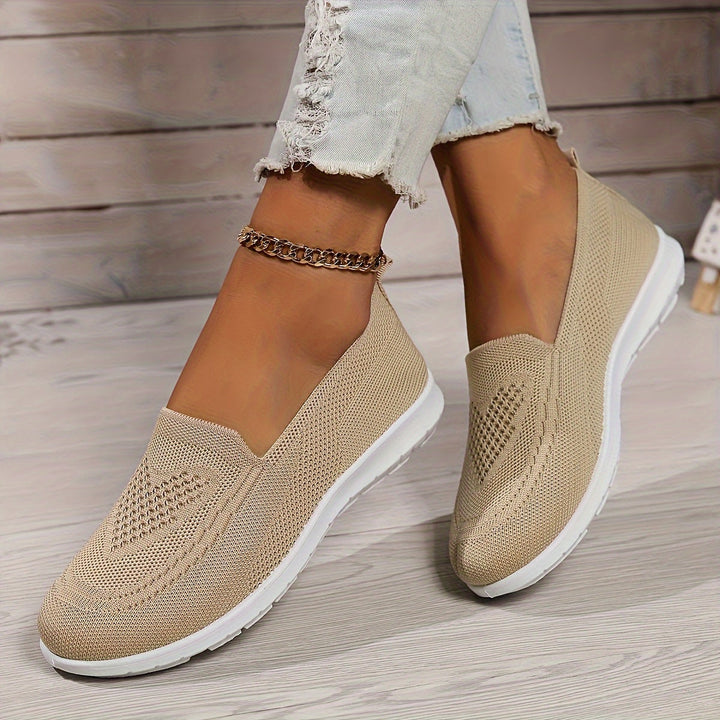 Women’s Low-Top Slip-On Sneakers with Textured Finish