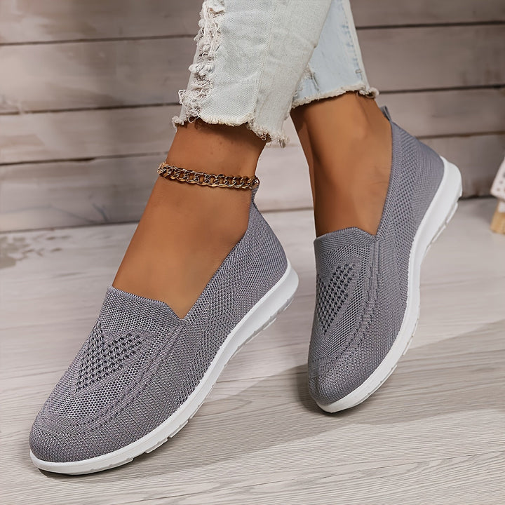 Women’s Low-Top Slip-On Sneakers with Textured Finish