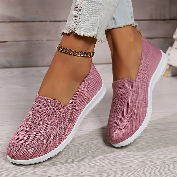 Women’s Low-Top Slip-On Sneakers with Textured Finish