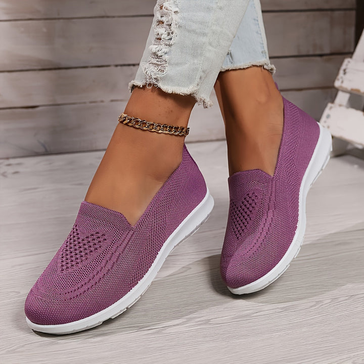 Women’s Low-Top Slip-On Sneakers with Textured Finish