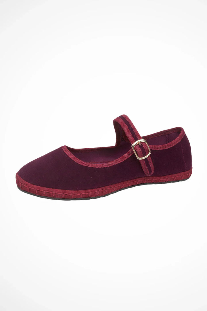 Women’s Round Toe Mary Jane Ballet Flats with Buckle Strap