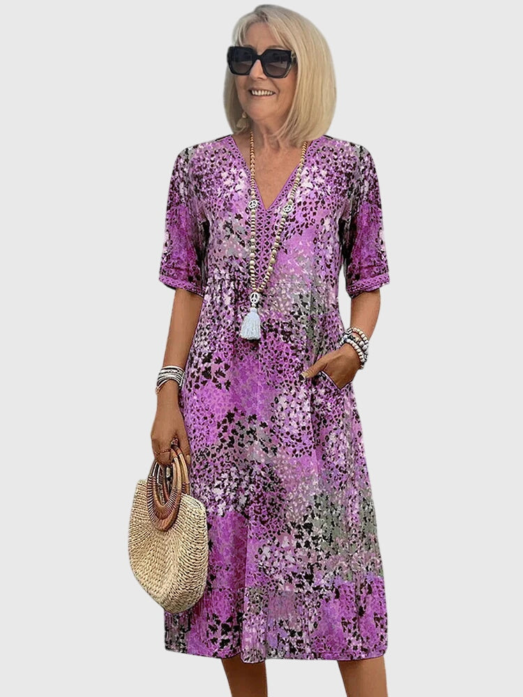 Women's Floral Midi Dress