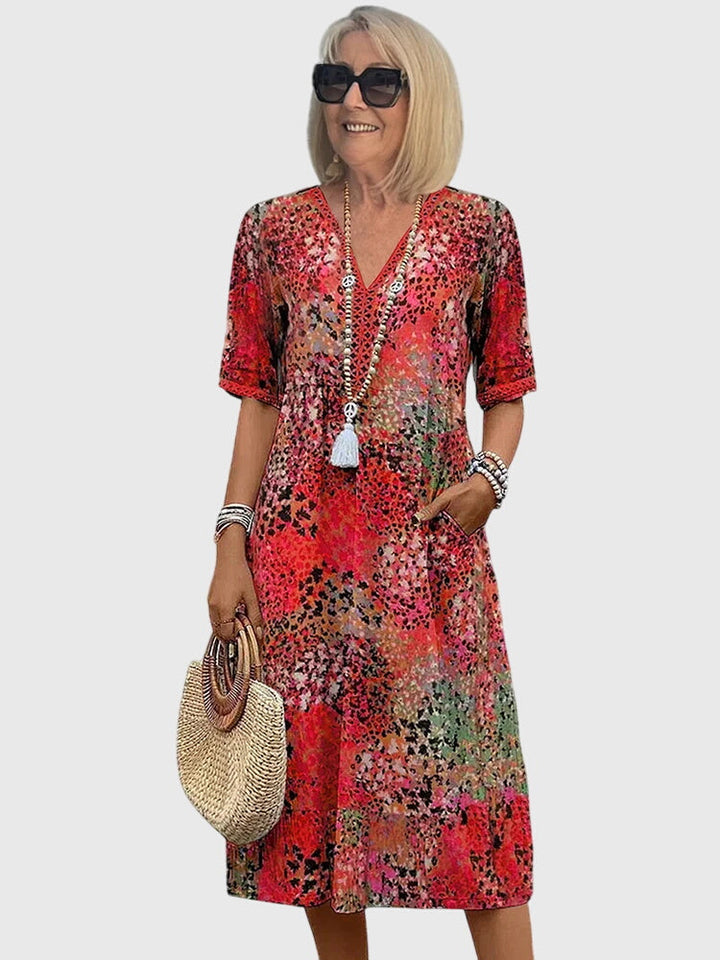 Women's Floral Midi Dress