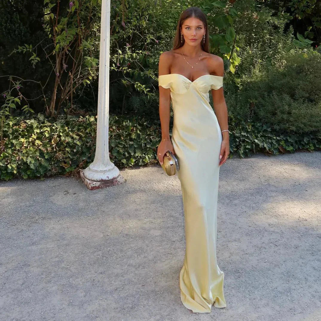 Women’s Backless Maxi Evening Dress