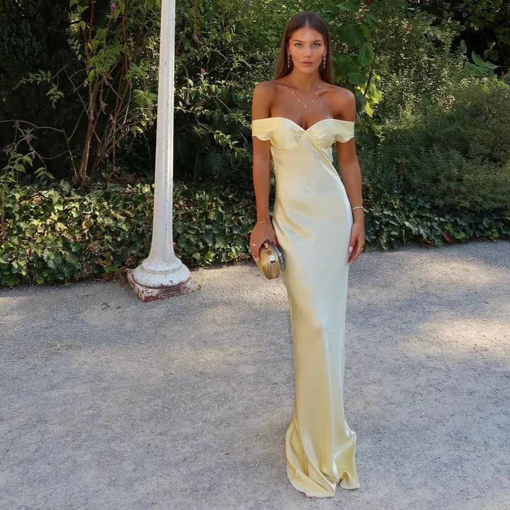 Women’s Backless Maxi Evening Dress